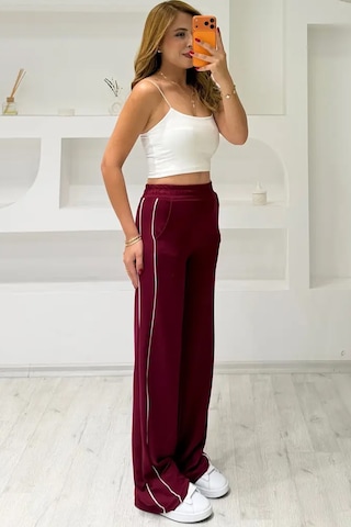 Fiolin Soft Touch Arabiyeli Modal Pantolon Bordo