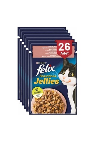 Sensation Somon & Karidesli Kedi Yaş Mama 26 X 85 Gr