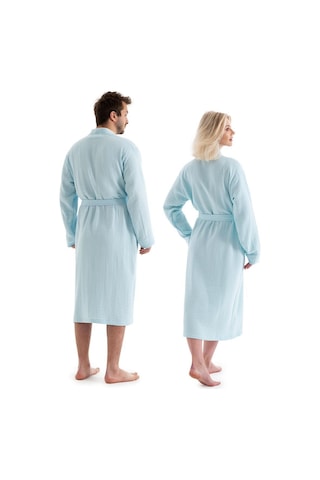 Unisex Kimono Müslin Bornoz + Havlu Seti Mint-mınt Mint