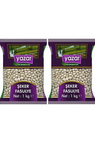 Yazar Şeker Fasulye 2 x 1 KG