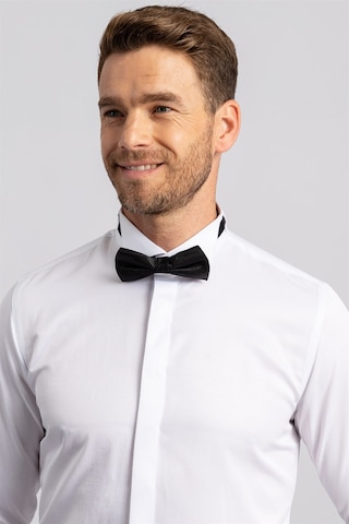 Tudors Slim Fit Dar Kesim Ata Yaka Erkek Gömlek-1028 Beyaz