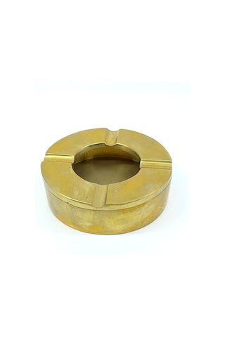 Pirinç Döküm Küllük Yuvarlak 9 Cm