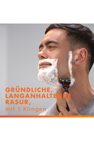 Erkekler İçin Gillette Fusion 5 Bıçak, 18 Tıraş Bıçağı, Turuncu