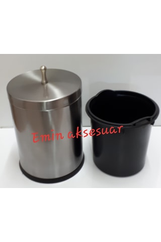 Çöpkovası 5 Litre Manuel Lüx Saten Mat Krom