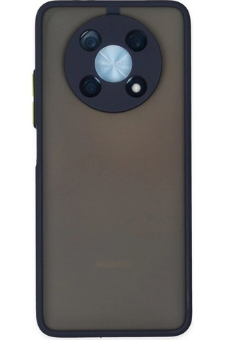 Huawei Nova Y90 Kılıf Montreal Silikon Kapak - Lacivert Düz Renkli