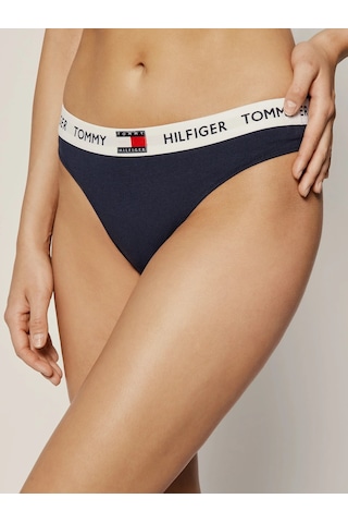 Tommy Hılfıger Kadın Tanga Uw0uw02198-chs Uw0uw02198-chs Lacivert Lacivert