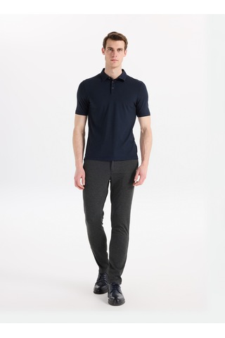 Alpha Studio Lacivert Erkek Pamuklu Polo T-shirt Au-1332b Ice Cotton Polo