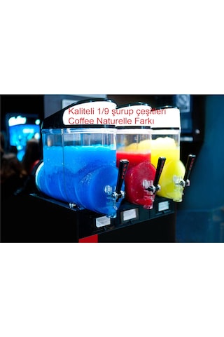 Coffee Naturelle Karadut Aromalı Konsantre Buzlaş Ice Slush Şurubu 5 L Coffee Naturelle Karadut Aromalı Konsantre Buzlaş Ice Slush Şurubu 5 L