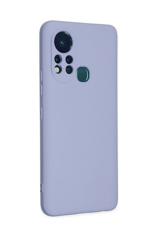 Mep İnfinix Hot 11s Kılıf Nano İçi Kadife Silikon - Lila Najmaddin renkli