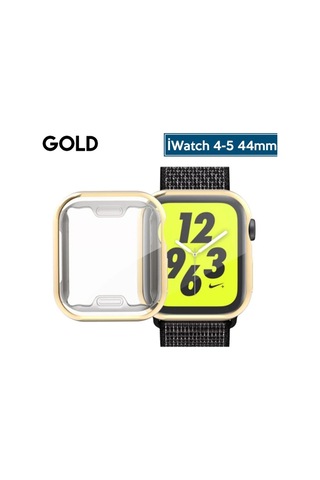Ally Apple İWatch Uyumlu 44mm 360 Koruma Ultra Slim Silikon Kılıf- 5775
