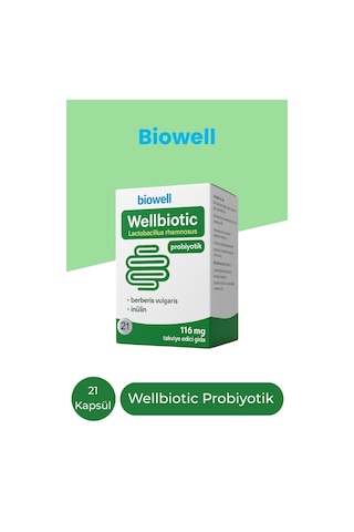 Biowell Wellbiotic Probiotic 21 Kapsül