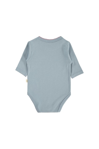 Civil Baby 3 Lü Ayıcık Empirmeli Uzun Kol 0-36 Ay Çıtçıtlı Badi - Bej Taş Rengi