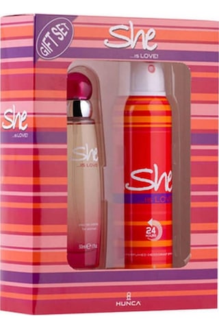 She Is Love Kadın Parfüm EDT 50 ML + Deodorant 150 ML