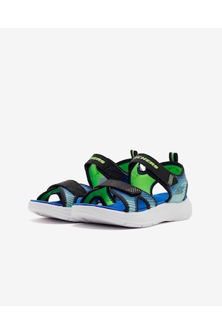 Skechers Mıcrospec-splash Büyük Erkek Çocuk Siyah Sandalet 407034l Bklm Siyah