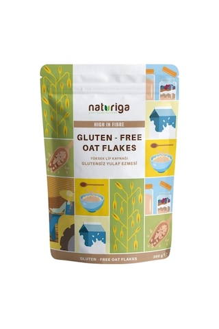 Naturiga Gluten Free Oat Flakes Glutensiz Yulaf Ezmesi 300 G