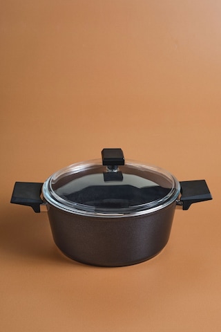 Karaca x Refika Swiss Crystal 24 Cm Tencere Black