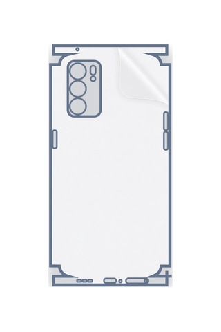 Oppo Reno6 5g Uyumlu Fullbody Arka Kaplama Hidrojel Koruyucu Film 20684663