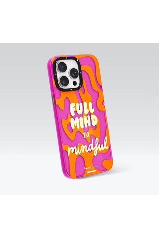 Apple Uyumlu iPhone 15 Kılıf Yazı Desenli Youngkit Mindfullness Serisi Kapak Yeşil