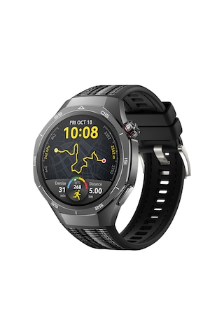 Huawei Watch Gt5 Pro 46mm İle Uyumlu Örgü Desen Metal Tokalı Silikon Akıllı Saat Kordonu