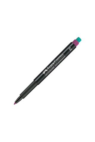 Faber-castell Permanent Asetat Ve Cam Kalemi S Uç 0.4 Mm Mor - 10 Adet Toptan Paket