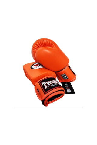 Twins Bgvl3-or Turuncu Boks Eldiveni Deri Muay Thai Eldiveni Turuncu