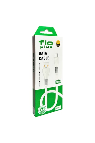 Fio Plus Fp03 Type-c Hızlı Şarjlı Şarj Ve Data Kablosu 6a