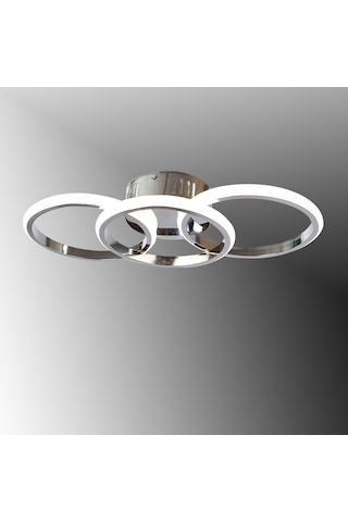 Tt305-3-kr Tt Aydınlatma 3 Renk Işık Krom Kaplama 3 Lü Led Avize Krom
