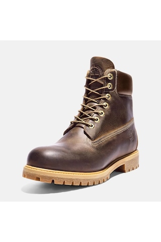 Bot Erkek Tb 1270972141 Timberland Premium 6 Inch Lace Up Waterp Brown Kahve Kahverengi