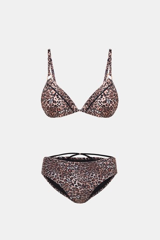 Amarelle Capetown Leopar Desenli Çıkarilabilir Kap Biyeli Bikini Takım Leopar
