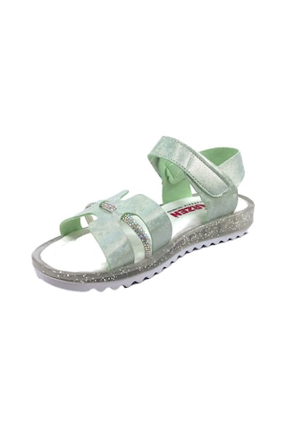 Arzen 4004 Simli Taşlı Kız Çocuk Sandalet Ayakkabı 001