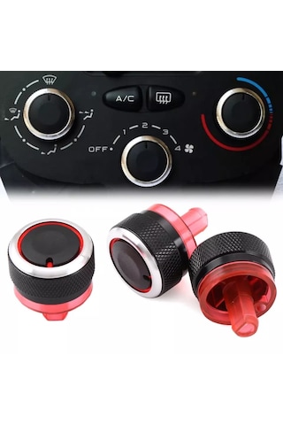 Peugeot 206 Lüx Klima Düğme Seti Kalorifer 2006-2011