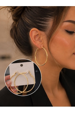 Orbis Tarzın Dünyası Halka Küpe Gold Renk