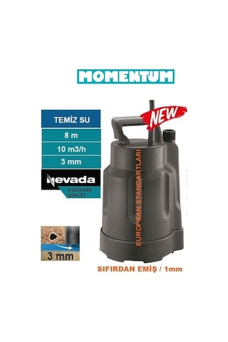 Momentum Pks-370l -370w-220v- Plastik Gövdel Drenaj Dalgıç Pompa