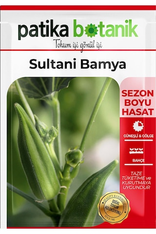 80 Adet Yerli Ata Sultani Bamya Tohumu