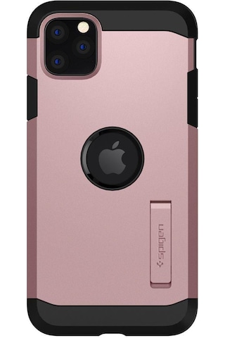 Spigen Apple Uyumlu iPhone 11 Pro Max İle Kılıf Tough Armor Rose Gold Rosegold