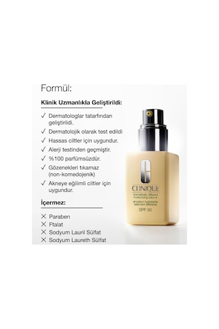 Clinique Dramatically Different Nemlendirici Losyon Spf50 75ml
