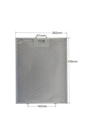 Bosch Siemens Profilo Metal Filtre 26 X 33,5 Cm
