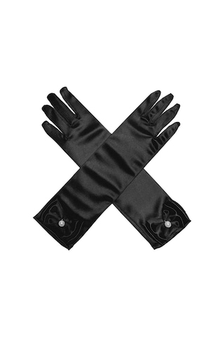 Çocuklar Uzun Eldivenler Tam Parmak Eldivenler Kırmızı