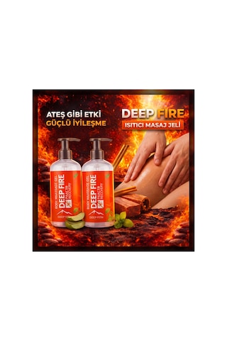 Fire Budy Etkili Isıtıcı Masaj Jeli 100 Ml Kas Ve Eklem Rahatlatıcı Jel 2 Li
