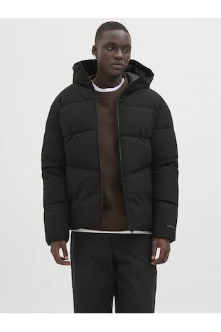 Jack & Jones Puffer Siyah Erkek Mont 12283517 Siyah