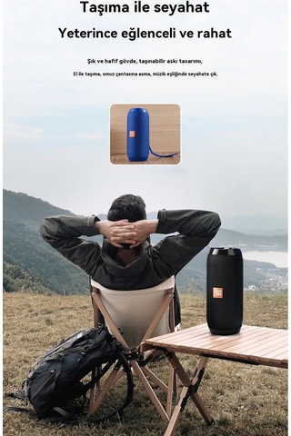 Bluetooth Hoparlör Taşınabilir Subwoofer