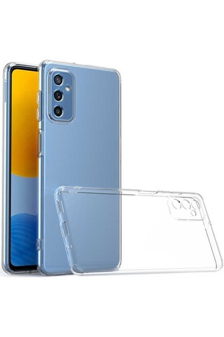 Rba Aksesuar Galaxy Uyumlu M52 Kılıf Rba Kamera Korumalı Süper Silikon Kapak - Renksiz Çok Renkli