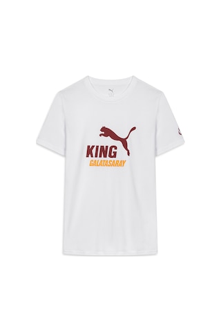 Gsstore Galatasaray Puma King T-shirt 78293404 Beyaz