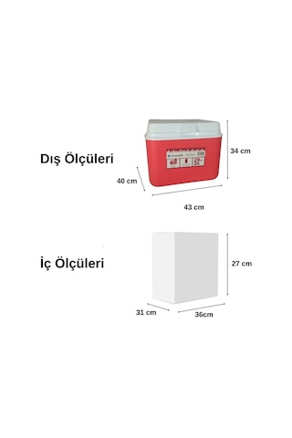 Freeze Peak Adventure 28 Qt Soğutucu Buzluk 26 Litre 001