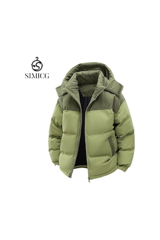 Erkekler İçin Kışlık Sıcak Pamuklu Dolgulu Ceket Haki