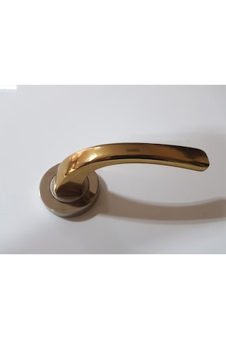 Çelik Kapı Kolu Rozetli Karaca Albrifin Saten Sağ