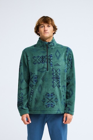 Billabong Boundary Mock Erkek Sweatshirt Yeşil