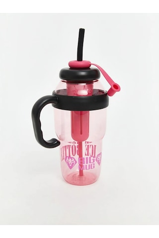 Bıgmug Ice Cream Tritan Pipetli Suluk Detoks Matara 1300 Ml Siyah