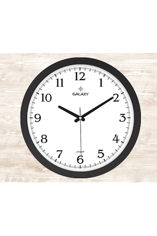 Galaxy 1964-K Premium Duvar Saati Siyah 35 Cm Siyah Galaxy 1964-K Premium Duvar Saati Siyah 35 Cm Siyah