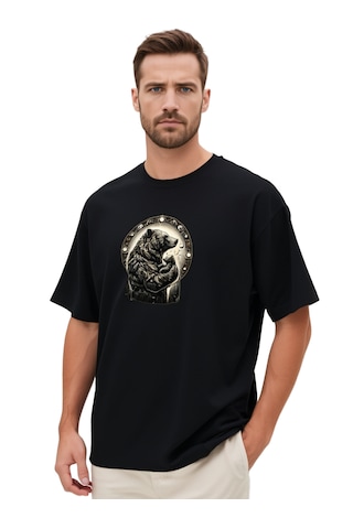 Ogc Ayı Oversize Unisex T-shirt Siyah